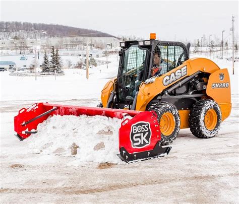 boss v plow for skid steer|boss skid steer snow plow.